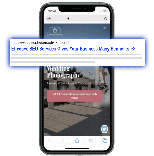 iPhone with SEO Benefits Banner - Insurrection Digital