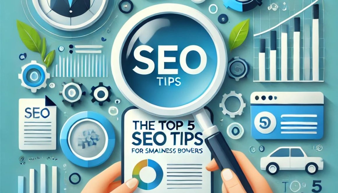 Infographic of for the Top 5 SEO Tips for Small Businesses in 2024 by Insurrection Digital